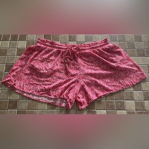 Maurices Pink Patterned Women's Shorts, XL